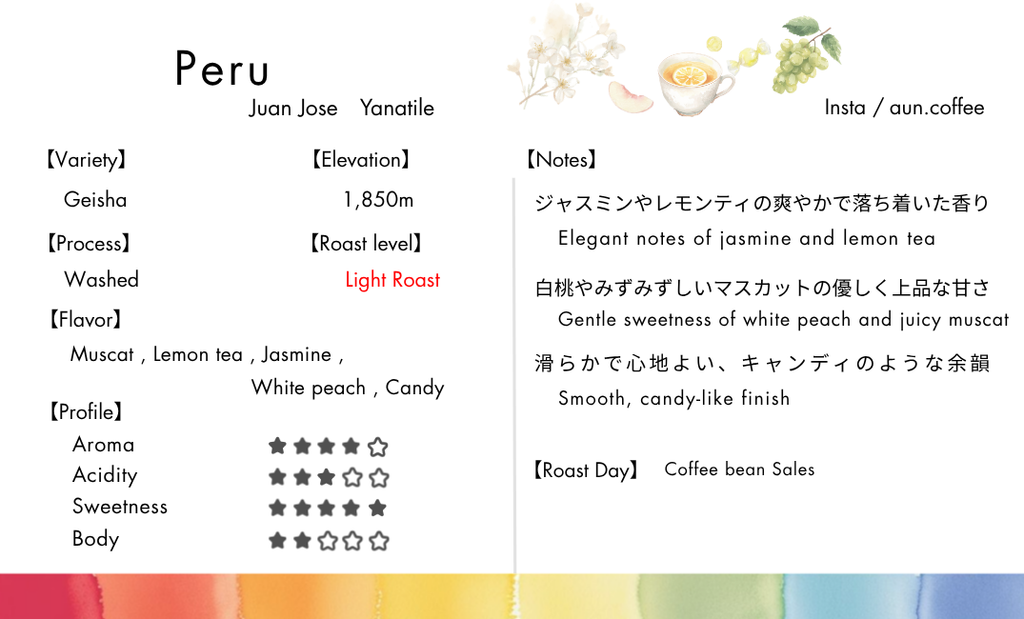 【NEW】PERU / Juan Jose Yanatile