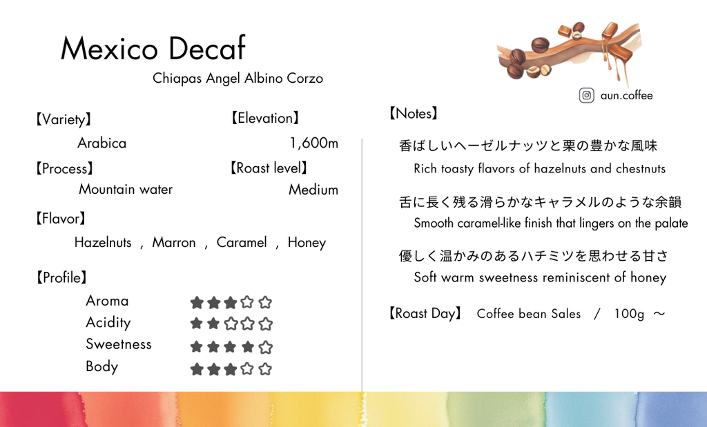 MEXICO Decaf / Chiapas Angel Albino Corzo
