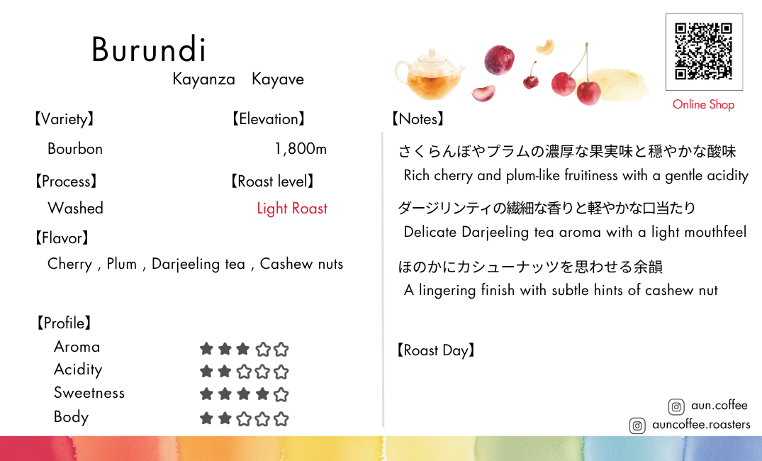 BURUNDI / Kayanza kayave